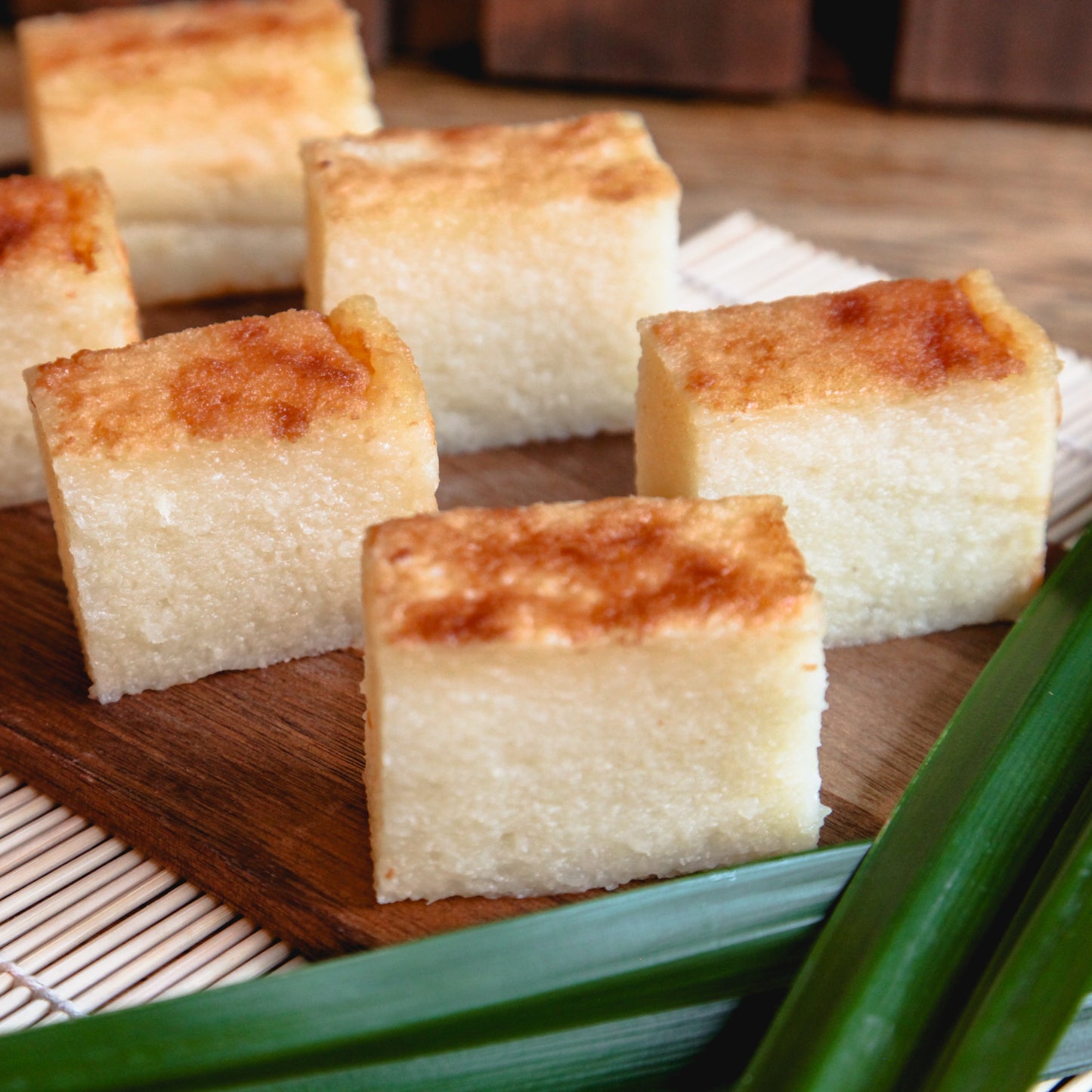 Bingka Ubi Kayu pieces