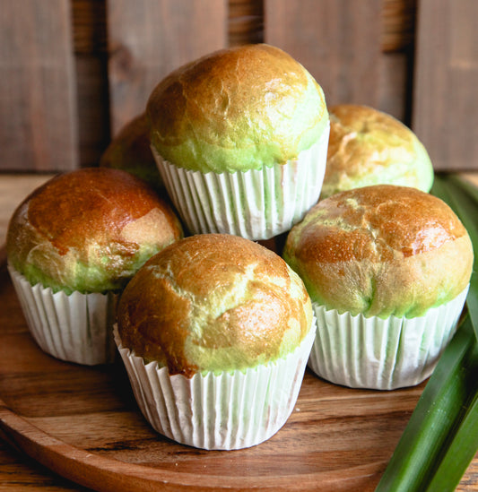 Pandan Coconut Brioche