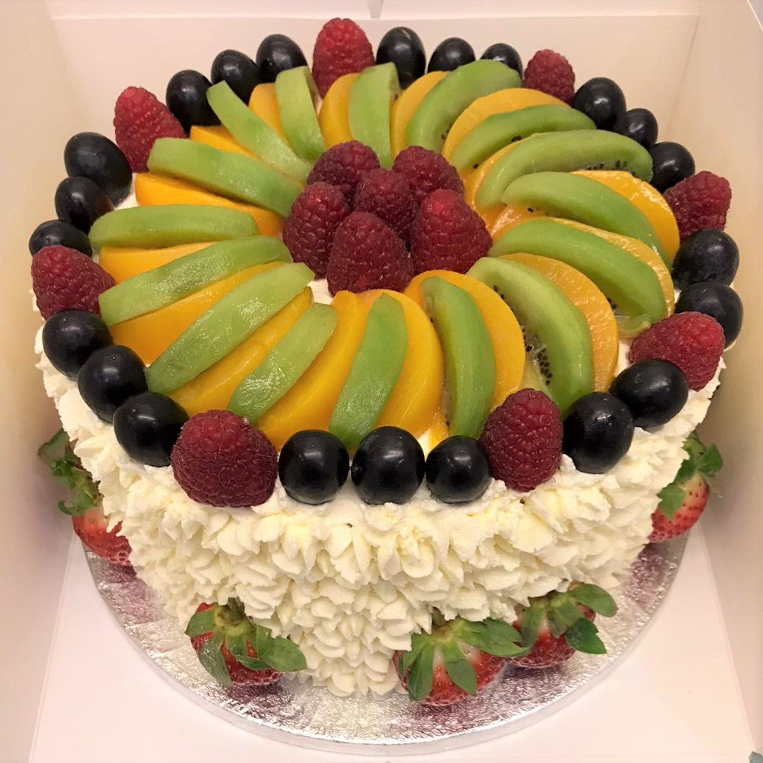 Fresh Fruit Cake Recipe | Food Apparel